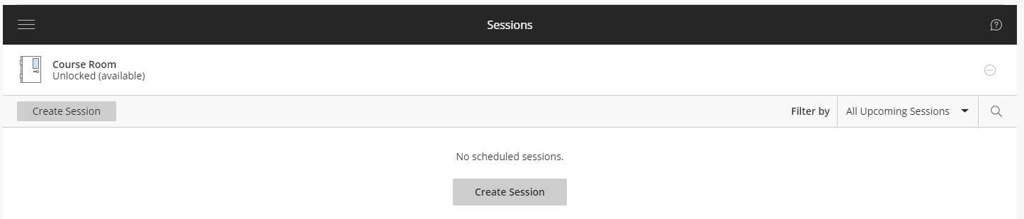 List of sessions